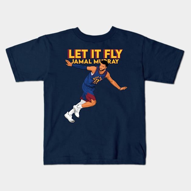 JAMAL MURRAY Kids T-Shirt by origin illustrations